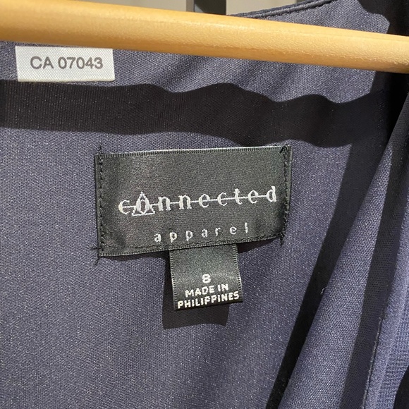 Connected Apparel dark blue party dress - Picture 4 of 9